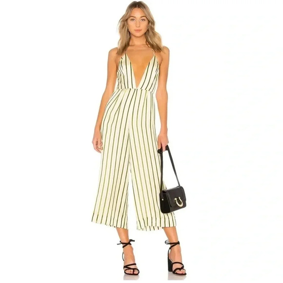House of Harlow x Revolve Monet Stripe Jumpsuit XS - Picture 1 of 8